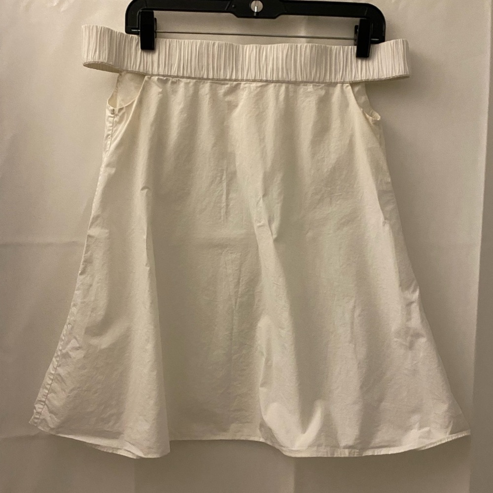 COS White Midi Skirt Size 2